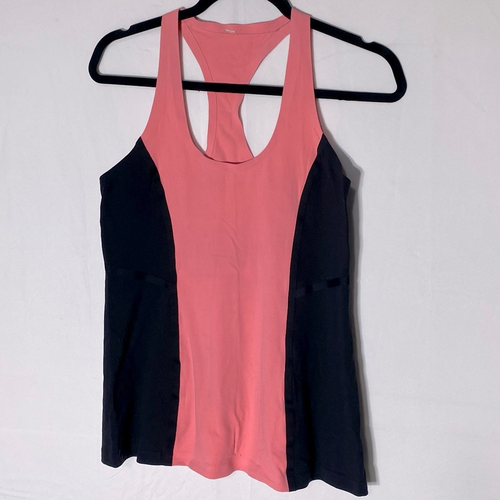 Lululemon Athletica Pink Black Racerback Tank Top M - Picture 8 of 8